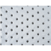 Feuilles absorbantes en fibres fines de calibre industriel, Huile seulement, 15" x 17", 40 gal. d'absorption M & M Nord Ouest Inc