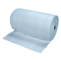 Premium Blue Bonded Sorbent Pads, Mediumweight, 150' L x 30" W, 40 gal. Absorbancy M & M Nord Ouest Inc