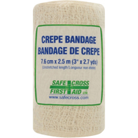 Bandage de cr&ecirc;pe en rouleau, 97-1/5" lo x 3" la, Classe 1 M & M Nord Ouest Inc