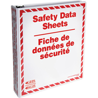 Reliures pour fiches de données de sécurité SEJ596 | M & M Nord Ouest Inc