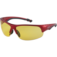Lunettes de s&eacute;curit&eacute; s&eacute;rie Z1900, Lentille Ambr&eacute;e, Anti-&eacute;gratignures, R&eacute;pond ou surpasse la norme CSA Z94.3 M & M Nord Ouest Inc