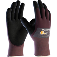 Gants MaxiDry, Moyen, R&ecirc;vetement Mousse de nitrile, Calibre 18, Enveloppe en Nylon M & M Nord Ouest Inc