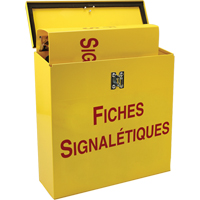 Boîte pour documents de s&eacute;curit&eacute; pour le chantier, Français, Compris reliures M & M Nord Ouest Inc