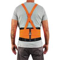 Ceinture de support dorsal haute visibilit&eacute; en &eacute;lasthanne ProFlex 100HV, &eacute;lastique, T-petit M & M Nord Ouest Inc