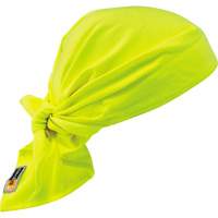 Chill-Its&reg; 6710FR FR Cooling Triangle Hat, High Visibility Lime-Yellow M & M Nord Ouest Inc