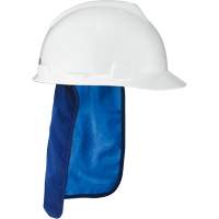 Tampon et voile pour le cou refroidissants pour casque de s&eacute;curit&eacute; Chill-Its 6717CT, Bleu M & M Nord Ouest Inc