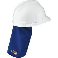 Tampon et voile pour le cou refroidissants et ignifug&eacute;s pour casque de s&eacute;curit&eacute; Chill-Its 6717FR, Bleu M & M Nord Ouest Inc