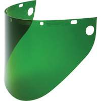 Fibre-Metal&reg; Extended View Faceshield Visor, Propionate, Green Tint M & M Nord Ouest Inc