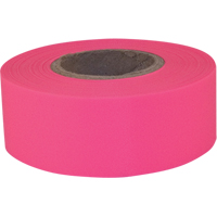 Sub-Zero Flagging Tape, 1.2" W x 150' L, Fluorescent Pink M & M Nord Ouest Inc