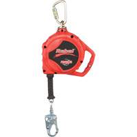 Rebel Self Retracting Lifeline, 33', Stainless Steel, Swivel M & M Nord Ouest Inc