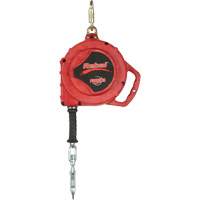 Rebel Self Retracting Lifeline, 50', Stainless Steel, Swivel M & M Nord Ouest Inc