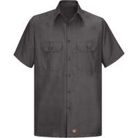 Short Sleeve Ripstop Shirt, Men's, Large (Tall), Charcoal M & M Nord Ouest Inc