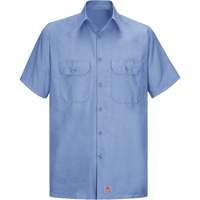 Short Sleeve Ripstop Shirt, Men's, 3X-Large, Blue M & M Nord Ouest Inc