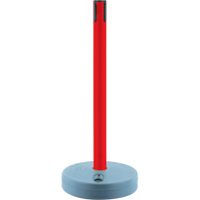 Outdoor TensaBarrier&reg; - Receiver Posts, 37" High, Red M & M Nord Ouest Inc