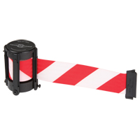 Replacement Cassettes For Utility, Advance & StowAway&reg; TensaBarrier&reg;, 13', White Tape M & M Nord Ouest Inc