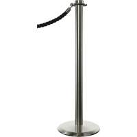 Portable Posts, 34" High, Polished Chrome M & M Nord Ouest Inc
