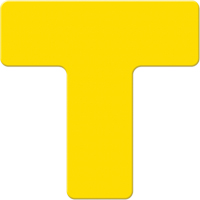 Marqueurs all&eacute;g&eacute;e/5S Armor Stripe, T, 6" lo x 6" la, Jaune, Plastique M & M Nord Ouest Inc