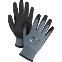 ZX-30° Premium Coated Gloves, 8/Medium, PVC Coating, 15 Gauge, Nylon Shell M & M Nord Ouest Inc