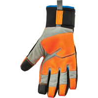 Gants utilitaires thermiques haute visibilit&eacute; performants et &eacute;tanches ProFlex 818WP, Paume Polyur&eacute;thane, Taille Petit M & M Nord Ouest Inc