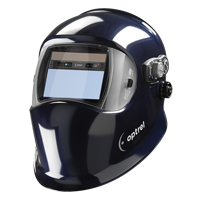 E684 Welding Helmets, 4.25" L x 2" W View Area, 4/5 - 13 Shade Range, Blue M & M Nord Ouest Inc