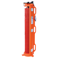 Barri&egrave;re avec roues , 50' lo, Plastique, Orange M & M Nord Ouest Inc