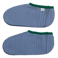 Chaussons pour bottes en caoutchouc, Hommes, T-Grand, Bleu/Vert, Coton/Molleton M & M Nord Ouest Inc