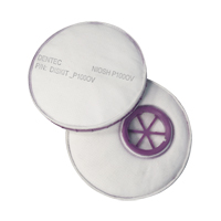 Diskit Respirator Filter, Particulate Filter with Nuisance Vapour Relief, Organic Vapour/P100 Filter M & M Nord Ouest Inc