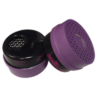 Respirator Cartridge, Combination Gas/Vapour Cartridge and Particulate Filter, Organic Vapour/P100 Filter M & M Nord Ouest Inc