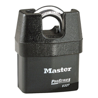 Cadenas prot&eacute;g&eacute; ProSeries, Noir, Cl&eacute;s diff&eacute;rentes, Acier lamin&eacute;, Largeur de 2-5/8" M & M Nord Ouest Inc