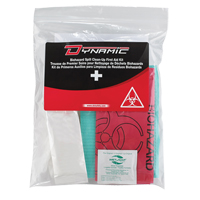 Trousse de premiers soins pour nettoyage de biorisques Dynamic, Dispositif m&eacute;dical Classe 1, Sac en plastique refermable M & M Nord Ouest Inc