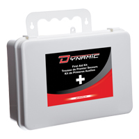 Trousse de premiers soins pour bureau Dynamic, Dispositif m&eacute;dical Classe 1, Boîte en plastique M & M Nord Ouest Inc