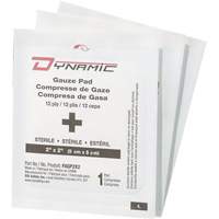 Gaze Dynamic, Tampon, 2" lo x 2" la, St&eacute;rile, Dispositif m&eacute;dical Classe 1 M & M Nord Ouest Inc
