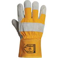 Gants d'ajusteur pour l'hiver Endura, Grand, Paume en Cuir refendu, Doublure en Boa M & M Nord Ouest Inc