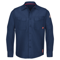 IQ Endurance&reg; Men's Work Shirts, Small, Navy Blue M & M Nord Ouest Inc