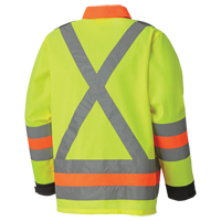 6007 Breathable Traffic Safety Jacket, Polyester, High Visibility Lime-Yellow, X-Small M & M Nord Ouest Inc