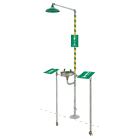 Douche et douche oculaire prot&eacute;g&eacute;es contre le gel M & M Nord Ouest Inc