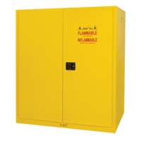 Armoire pour entreposage de barils &agrave; la verticale, Capacit&eacute; de 110 gal. US, 2 barils, Jaune M & M Nord Ouest Inc
