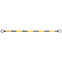 Telescopic Barricade Bar, 85" Extended Length, Black/Yellow M & M Nord Ouest Inc