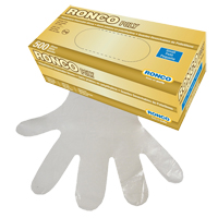 Disposable Glove, Small, Polyethylene, 1-mil, Powder-Free, Clear M & M Nord Ouest Inc