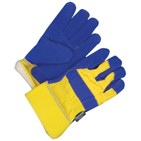 Gants d'ajusteur, Taille unique, Paume en Cuir fleur de vache, Doublure en Thinsulate M & M Nord Ouest Inc