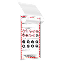 Étiquettes auto-plastifiantes pour le milieu de travail, Papier cartonné, 3" la x 6" h, Anglais SGD765 | M & M Nord Ouest Inc