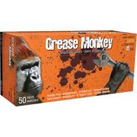 Grease Monkey&reg; Gloves, Medium, Latex, 15-mil, Powder-Free, Blue M & M Nord Ouest Inc