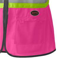 139PK Women's Safety Vest, Pink, X-Small, Polyester M & M Nord Ouest Inc