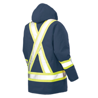 Parka de s&eacute;curit&eacute;, Bleu marine, Grand M & M Nord Ouest Inc