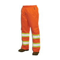 300D Safety Rain Pant, Polyester, Large, High Visibility Orange M & M Nord Ouest Inc