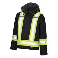 Manteau de s&eacute;curit&eacute;, Noir, Grand M & M Nord Ouest Inc