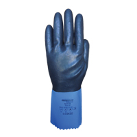 Gants enti&egrave;rement tremp&eacute;s et r&eacute;sistants aux produits chimiques Summitech, Taille Petit/7, 11,8" lo, Chloropr&egrave;ne, Doublure en Poly-coton, 59 mils M & M Nord Ouest Inc
