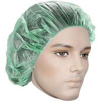 Bonnets bouffants, Polypropyl&egrave;ne, 21", Vert M & M Nord Ouest Inc