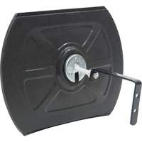 Roundtangular Convex Mirror with Bracket, 12" H x 18" W, Indoor/Outdoor M & M Nord Ouest Inc