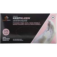 Disposable Gloves, Small, Vinyl, 4-mil, Powder-Free, White M & M Nord Ouest Inc